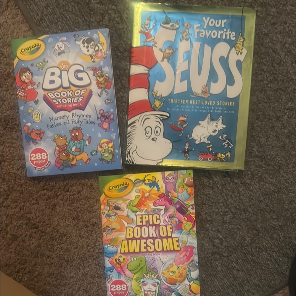Dr Seuss All Favorites w/Dust CoverCrayola Blue and Yellow Learning Activity Set